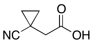 1-Cyanocyclopropaneacetic Acid - Chemical structure and product image