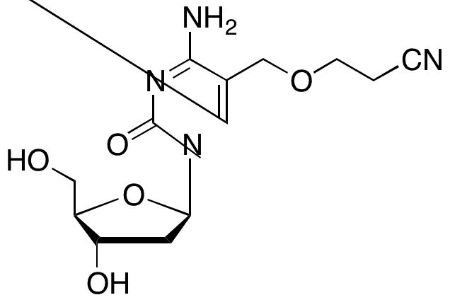 5-[(2-Cyanoethoxy)methyl]-2â€™-deoxycytidine - Chemical structure and product image