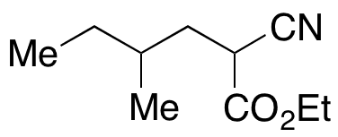 2-Cyano-4-methylhexanoic Acid Ethyl Ester - Chemical structure and product image