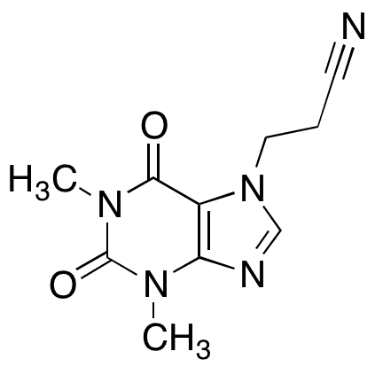 7-(2-Cyanoethyl)-theophylline - Chemical structure and product image