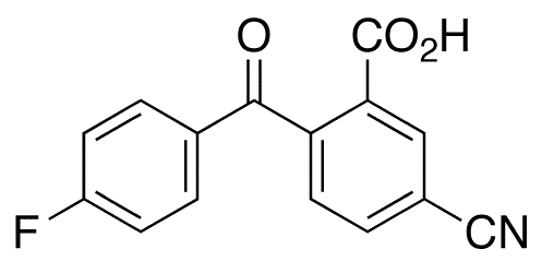 5-Cyano-2-(4-fluorobenzoyl)benzoic Acid - Chemical structure and product image