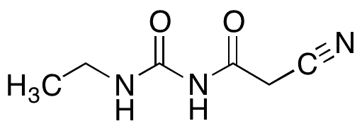 1-(Cyanoacetyl)-3-ethylurea - Chemical structure and product image