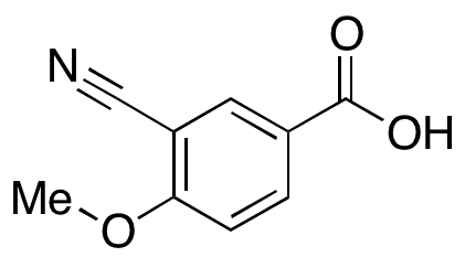 3-Cyano-4-methoxybenzoic Acid - Chemical structure and product image