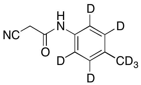 2-Cyano-N-(4-methylphenyl)acetamide-d7 - Chemical structure and product image