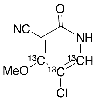 3-Cyano Gimeracil-13C3 Methyl Ether - Chemical structure and product image