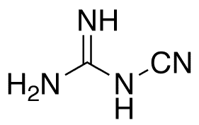 Cyanoguanidine Metformin Related Compound A USP - Chemical structure and product image