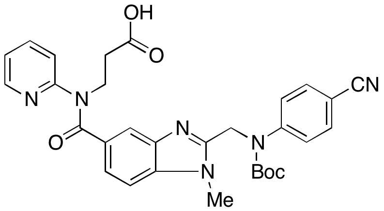 4â€™-Cyanophenyl Dabigatran tert-Butyl Carbonate - Chemical structure and product image