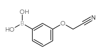 3-Cyanomethoxyphenylboronic acid - Chemical structure and product image