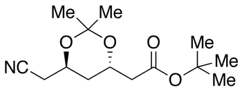 (4S,6R)-6-(Cyanomethyl)-2,2-dimethyl-1,3-dioxane-4-acetic Acid tert-Butyl Ester - Chemical structure and product image