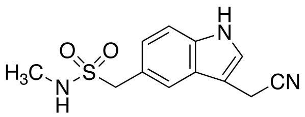 3-(Cyanomethyl)-N-methyl-1H-indole-5-methanesulfonamide - Chemical structure and product image