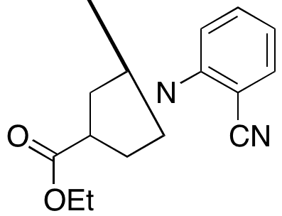 1-(2-Cyanophenyl)-4-piperidinecarboxylic Acid Ethyl Ester - Chemical structure and product image