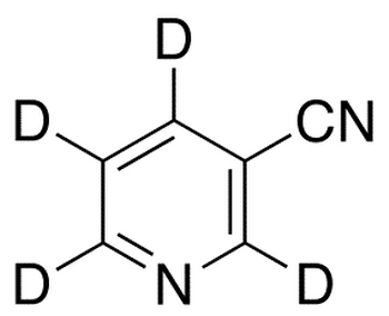 3-Cyanopyridine-2,4,5,6-d4 - Chemical structure and product image
