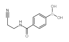 4-(2-Cyanoethylaminocarbonyl)phenylboronic acid - Chemical structure and product image