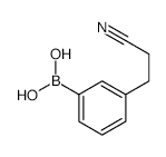 3-(2-Cyanoethyl)phenylboronic acid - Chemical structure and product image