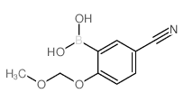 5-Cyano-2-(methoxymethoxy)phenylboronic acid - Chemical structure and product image