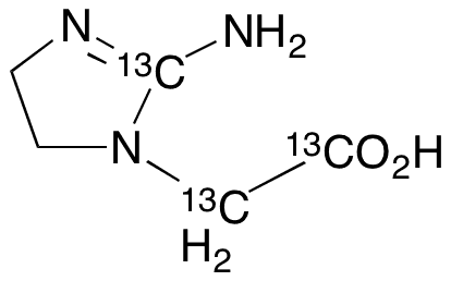 Cyclocreatine-1,4,5-13C3 - Chemical structure and product image