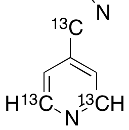 4-Cyanopyridine-13C3 - Chemical structure and product image