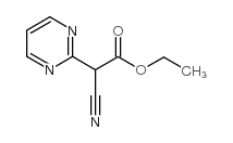 Cyanopyrimidin-2-yl-acetic acid ethyl ester - Chemical structure and product image