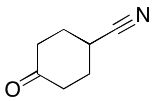 4-Cyanocyclohexanone - Chemical structure and product image