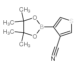 3-Cyanothiophene-4-boronic acid pinacol ester - Chemical structure and product image