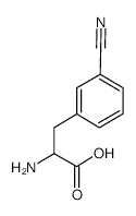 Dl-3-cyanophenylalanine - Chemical structure and product image