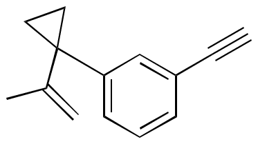 1-â€‹(3-â€‹Cyanophenyl)â€‹cyclopropanecarboxylâ€‹ic Acid - Chemical structure and product image
