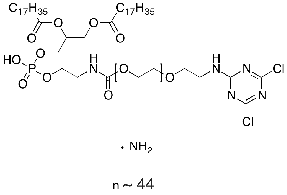 DSPE-PEG2000-cyanur - Chemical structure and product image