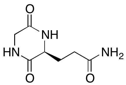 Cyclo(Gly-L-Gln) - Chemical structure and product image