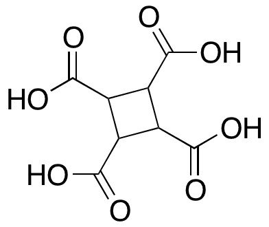 1,2,3,4-Cyclobutanetetracarboxylic Acid - Chemical structure and product image