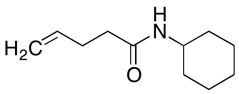 N-Cyclohexyl-4-pentenamide - Chemical structure and product image