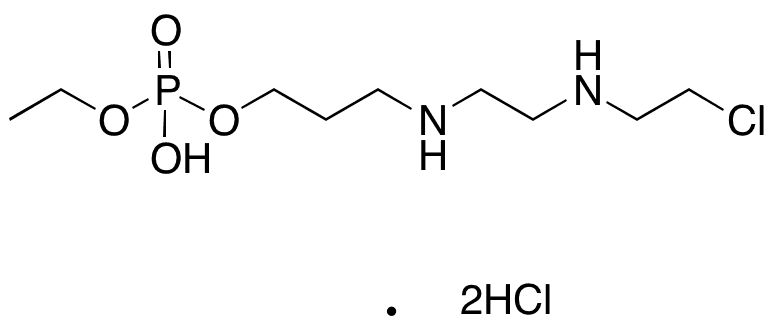 3-((2-((2-Chloroethyl)amino)ethyl)amino)propyl Ethyl Phosphate Dihydrochloride - Chemical structure and product image