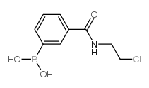 N-(2-Chloroethyl) 3-boronobenzamide - Chemical structure and product image