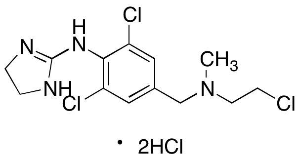 Chloroethylclonidine Dihydrochloride - Chemical structure and product image