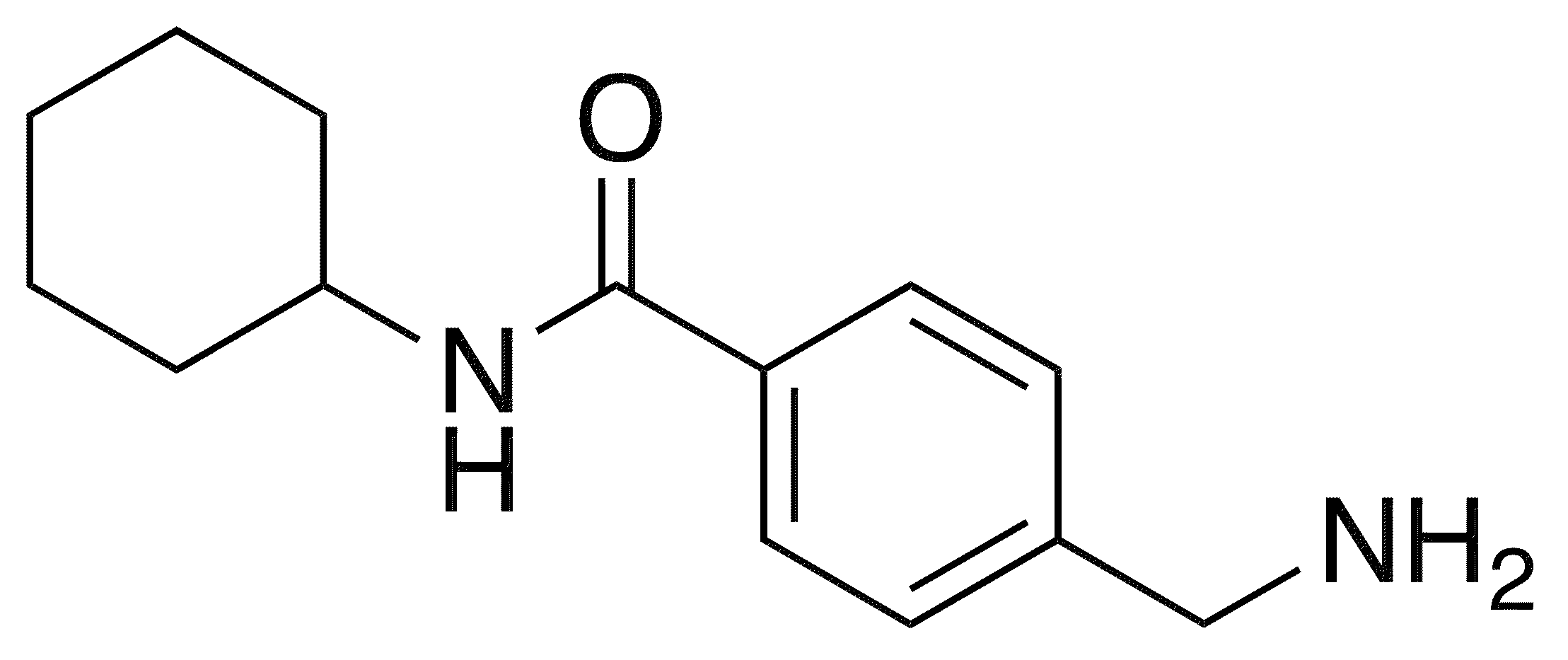 N-Cyclohexyl 4-(Aminomethyl)benzamide - Chemical structure and product image