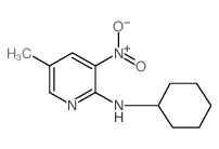 2-Cyclohexylamino-5-methyl-3-nitropyridine - Chemical structure and product image