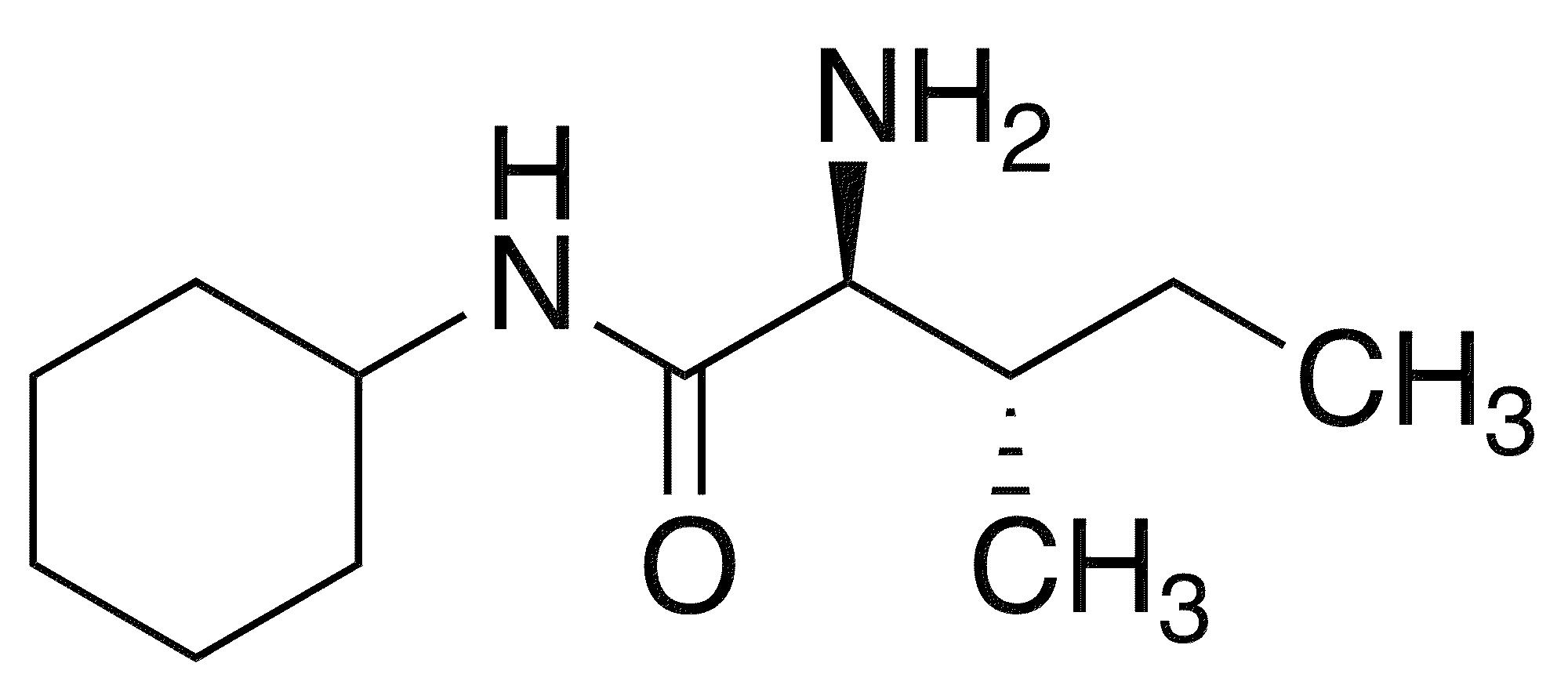 N-Cyclohexyl L-Isoleucinamide - Chemical structure and product image