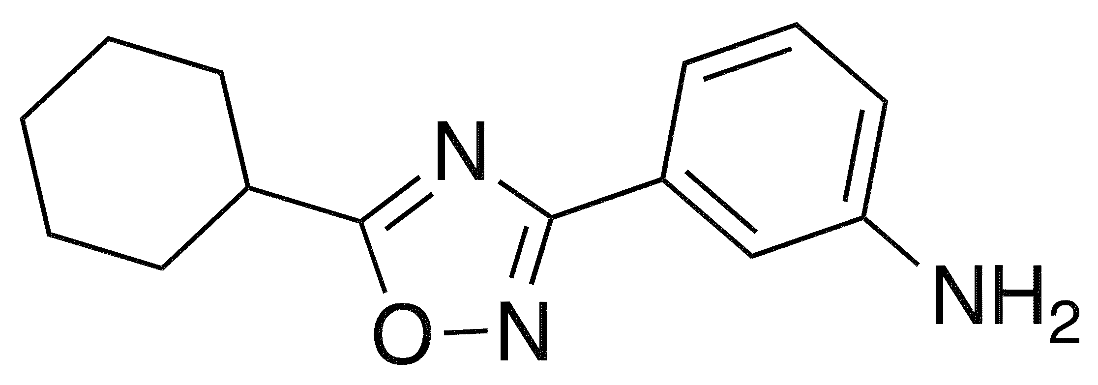 3-(5-Cyclohexyl-1,2,4-oxadiazol-3-yl)aniline - Chemical structure and product image