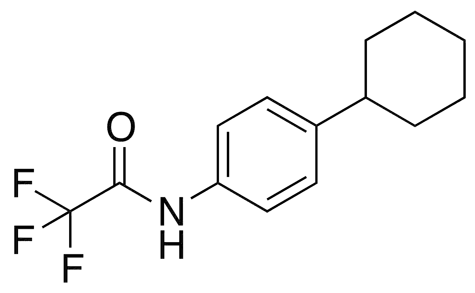 N-(4-Cyclohexylphenyl)-2,2,2-trifluoroacetamide - Chemical structure and product image