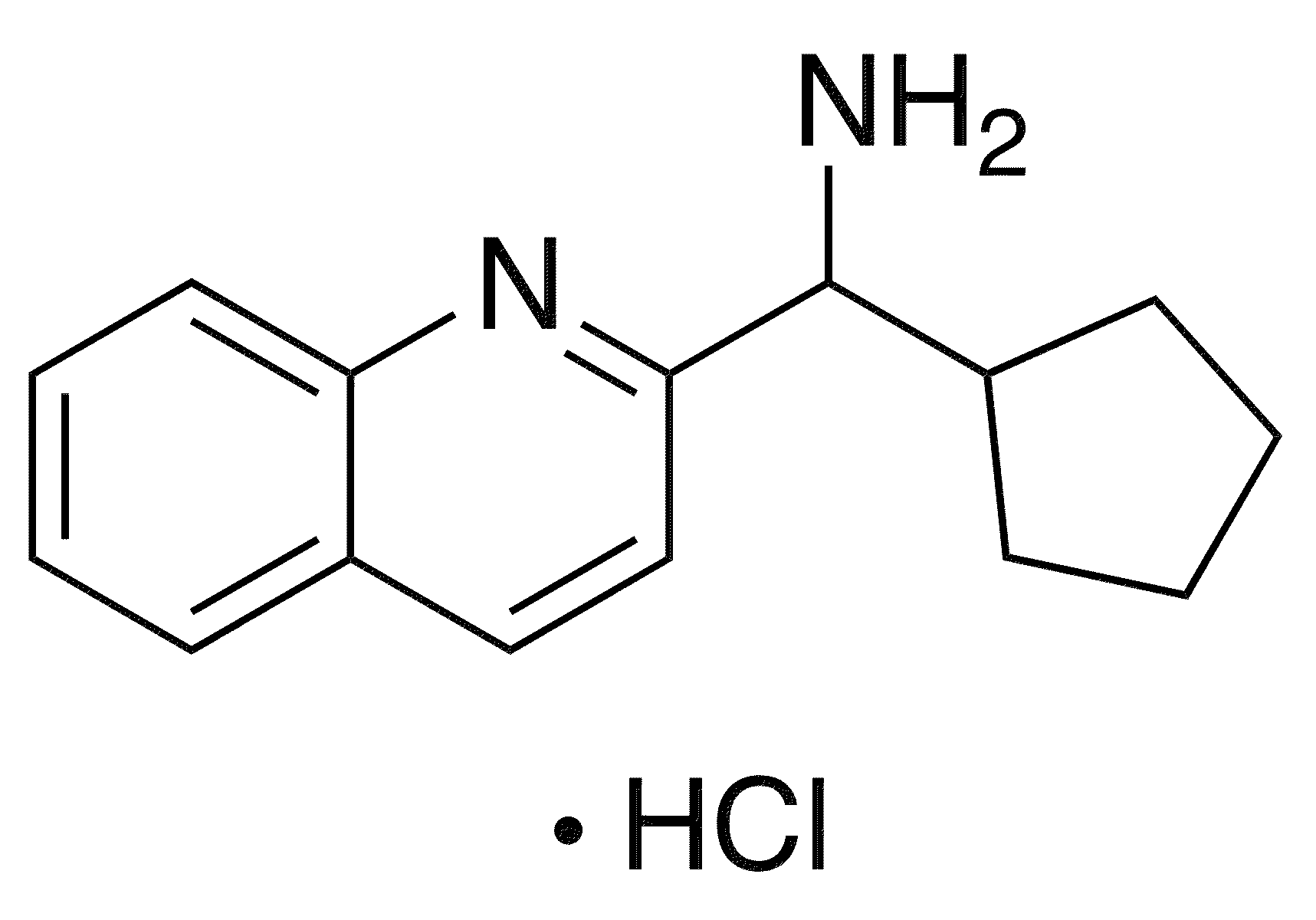 Cyclopentyl(quinolin-2-yl)methanamine - Chemical structure and product image