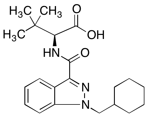 N-[[1-(Cyclohexylmethyl)-1H-indazol-3-yl]carbonyl]-3-methyl-L-valine - Chemical structure and product image
