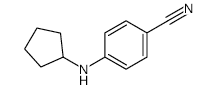 4-(Cyclopentylamino)benzonitrile - Chemical structure and product image