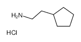 2-Cyclopentylethanamine Hydrochloride - Chemical structure and product image