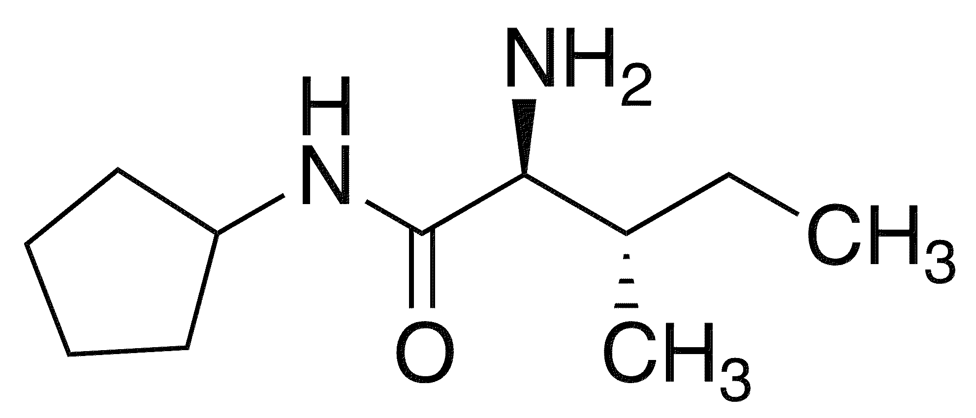 N-Cyclopentyl L-Isoleucinamide - Chemical structure and product image