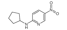 N-Cyclopentyl-5-nitropyridin-2-amine - Chemical structure and product image
