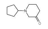 1-Cyclopentylpiperidin-3-one - Chemical structure and product image