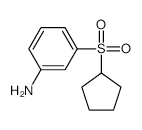 3-(Cyclopentylsulfonyl)aniline - Chemical structure and product image