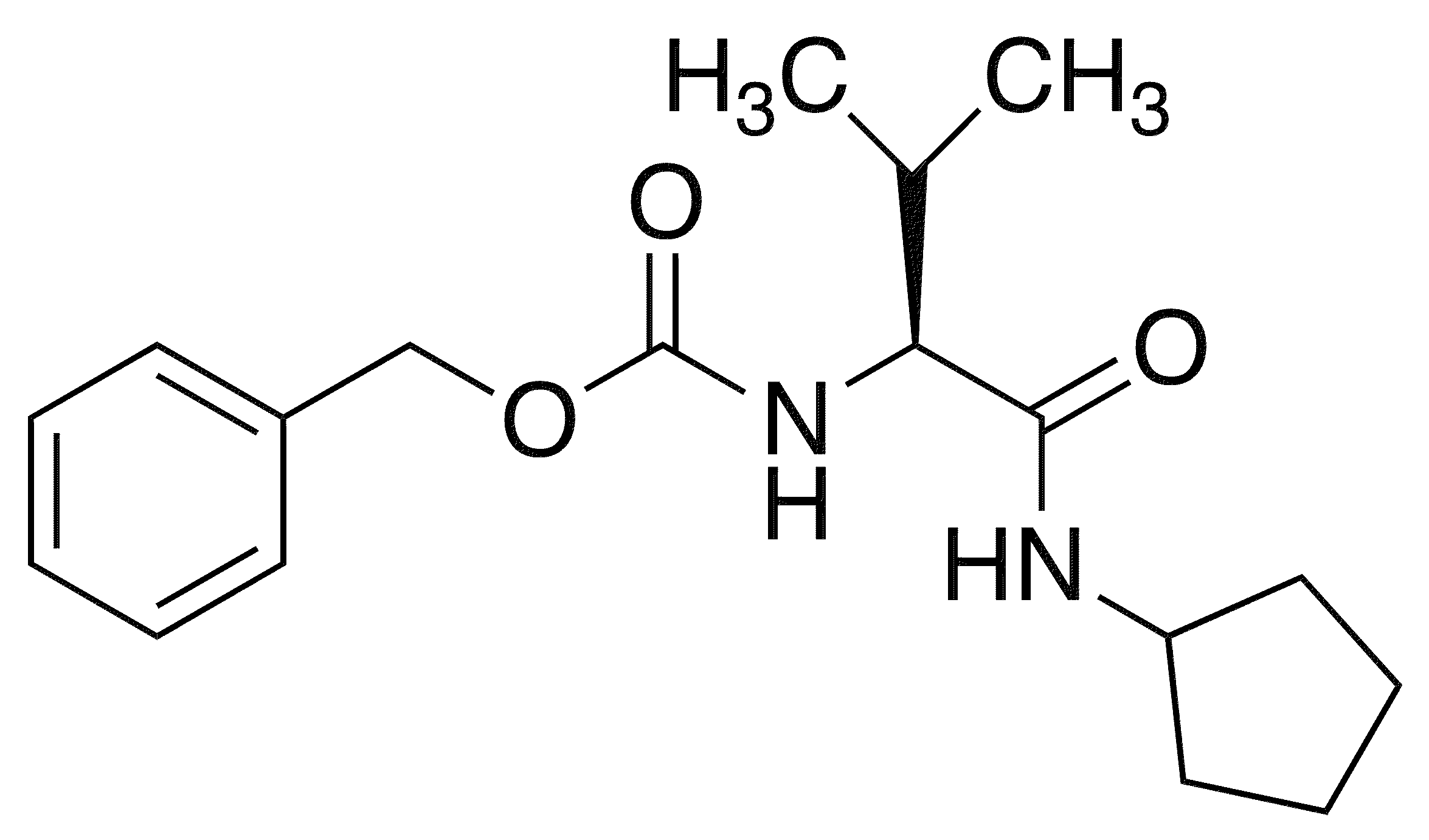 N-Cyclopentyl L-Z-Valinamide - Chemical structure and product image