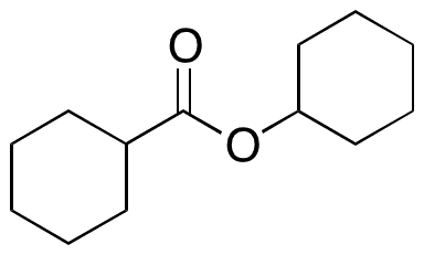 Cyclohexyl Cyclohexanecarboxylaâ€‹te - Chemical structure and product image