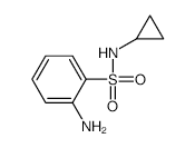 N-Cyclopropyl 2-Aminobenzenesulfonamide - Chemical structure and product image