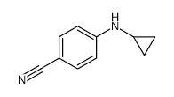 4-(Cyclopropylamino)benzonitrile - Chemical structure and product image